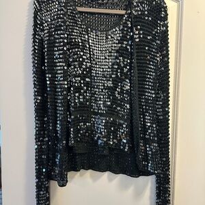 Genny Vintage Sequin Knit Twinset — Made in Italy — Size 6 (IT 42)